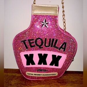 Tequila Pink Glitter Novelty Women's Bag